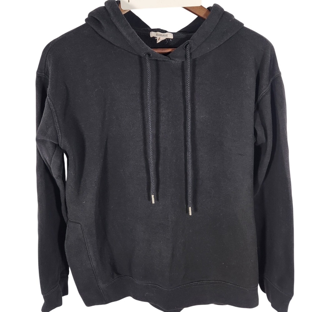 Garage Black Hoodie Sweatshirt Size‎ Medium
